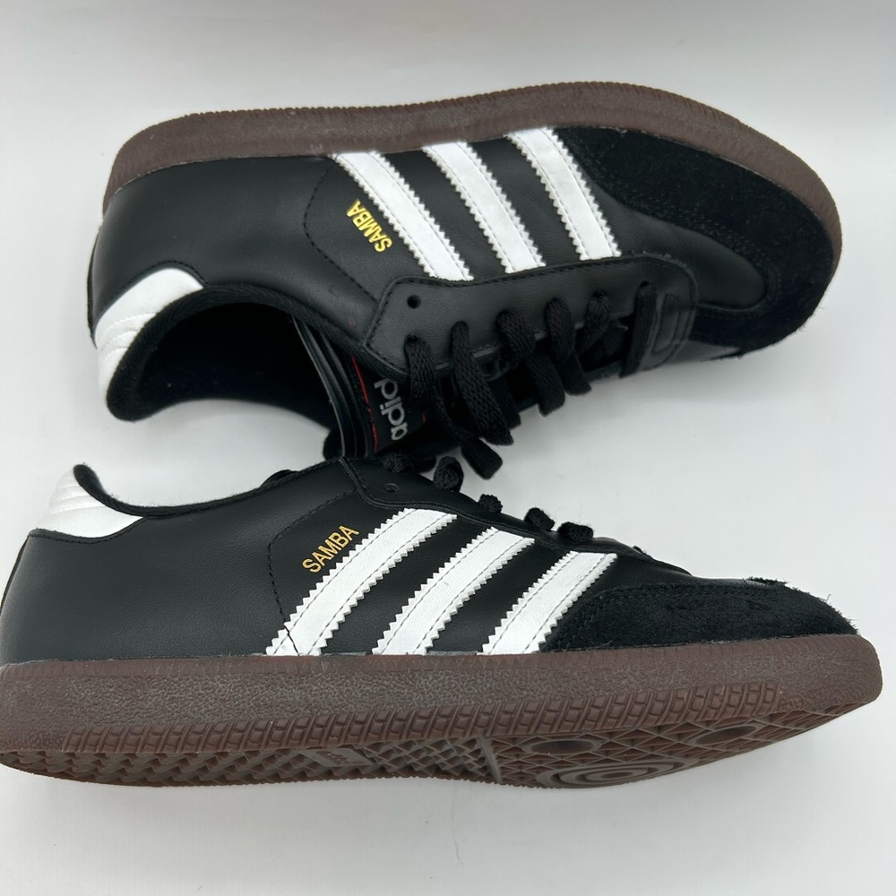 NEW Adidas Samba OG Mens size 4.5 Classic Black Suede Leather soccer sneakers - Picture 7 of 13